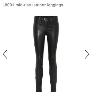 NWOT J Brand Leather Pants